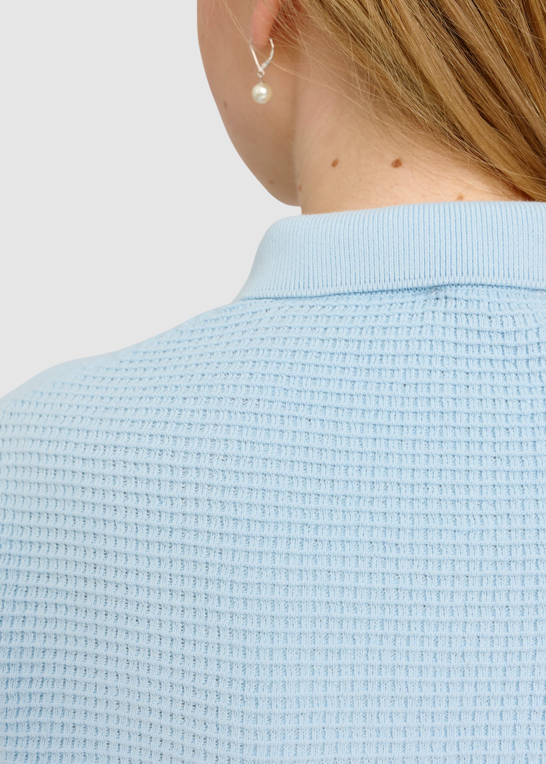 Knit Polo Dream Blue Knit Polo Dream Blue
