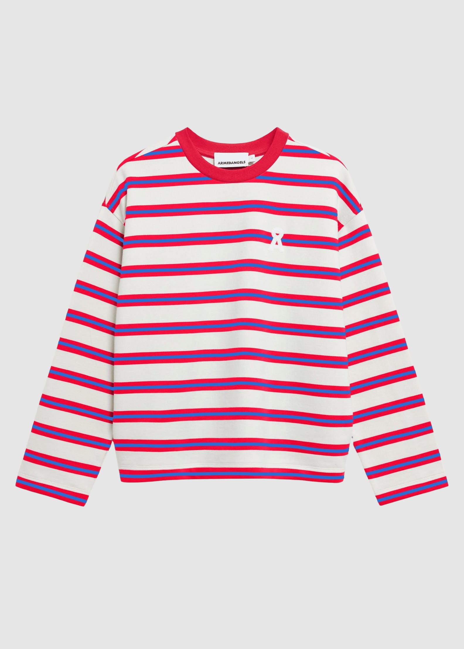 Iconic Å Frankaa Bold Sweat Undyed-Mars Red-Dynamo Blue