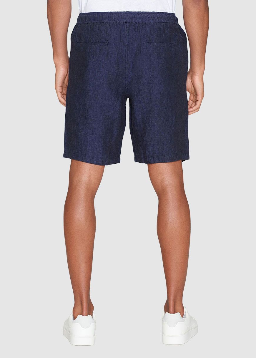 Fig Loose Linen Shorts