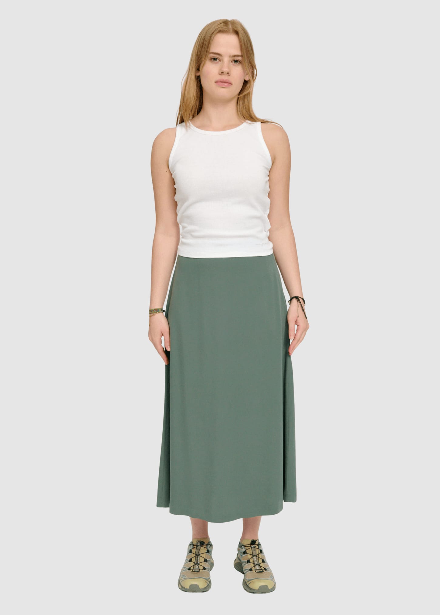 Viscose Midi Skirt Bottle