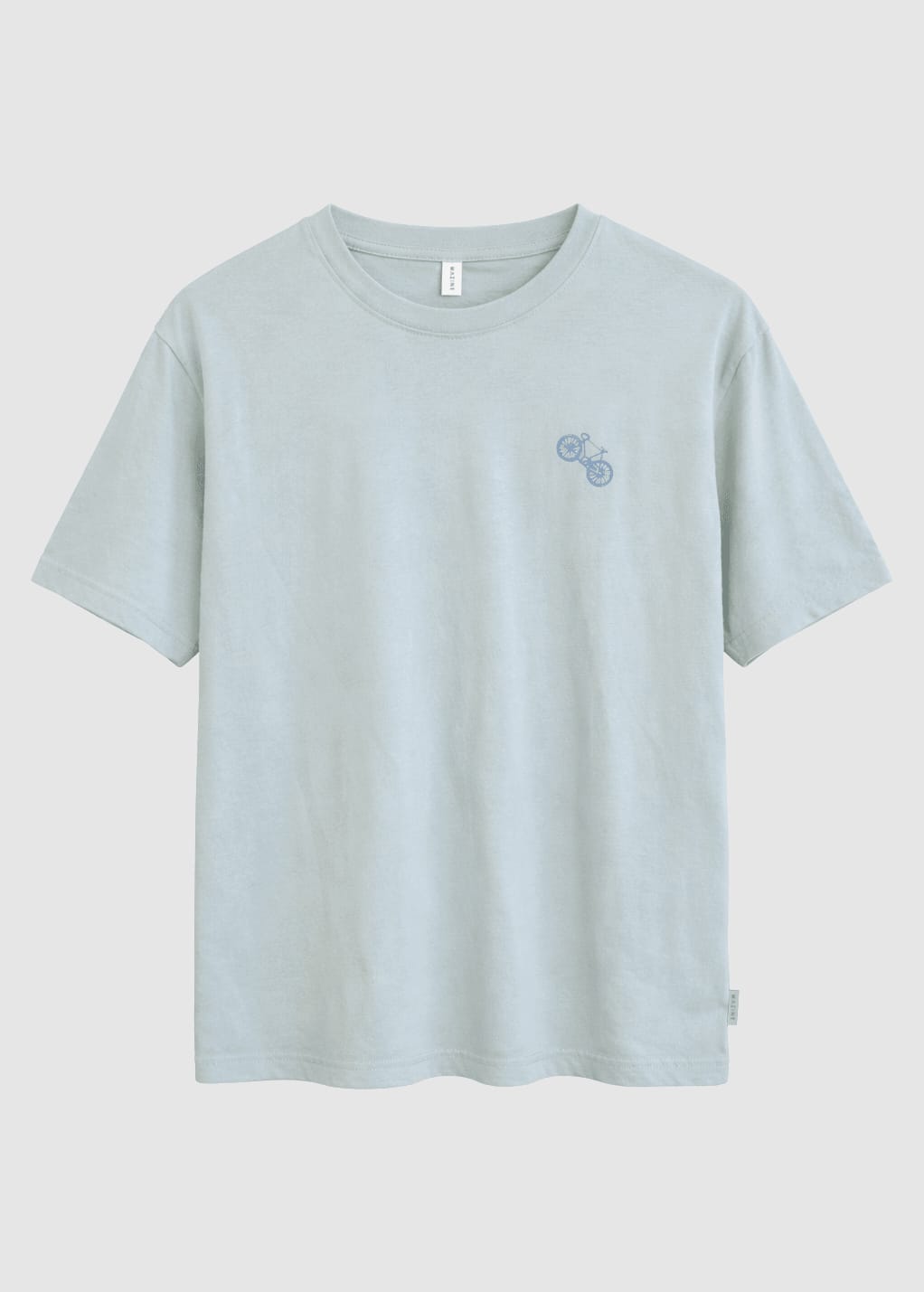 Chest Print T-Shirt Ice Blue Chest Print T-Shirt Ice Blue
