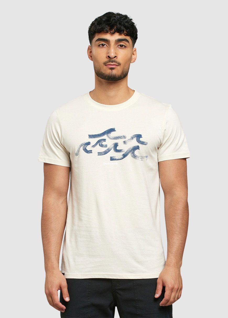 T-Shirt Stockholm Brush Waves Logo