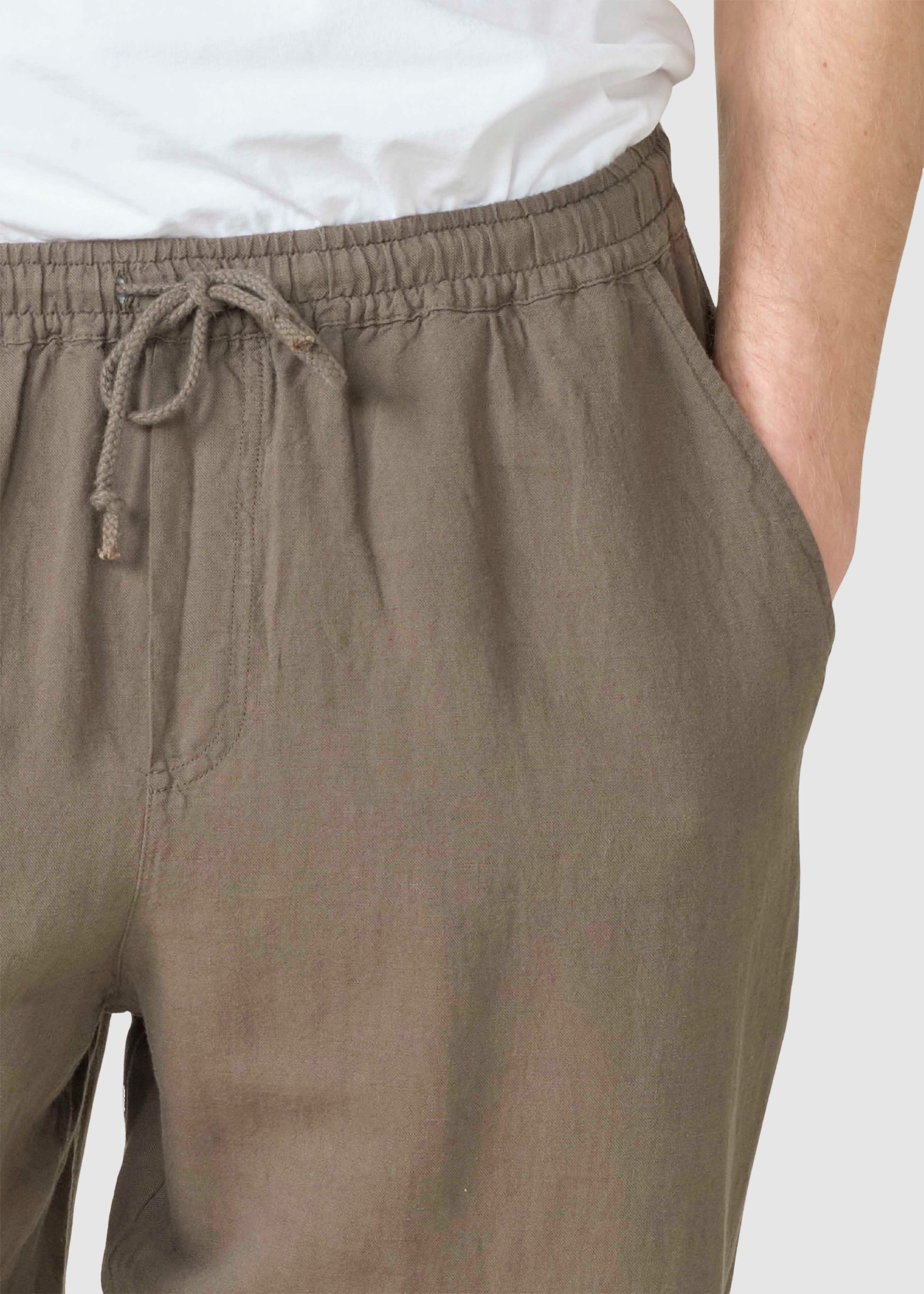 Jens Linen Pants Ocs Taupe Jens Linen Pants Ocs Taupe