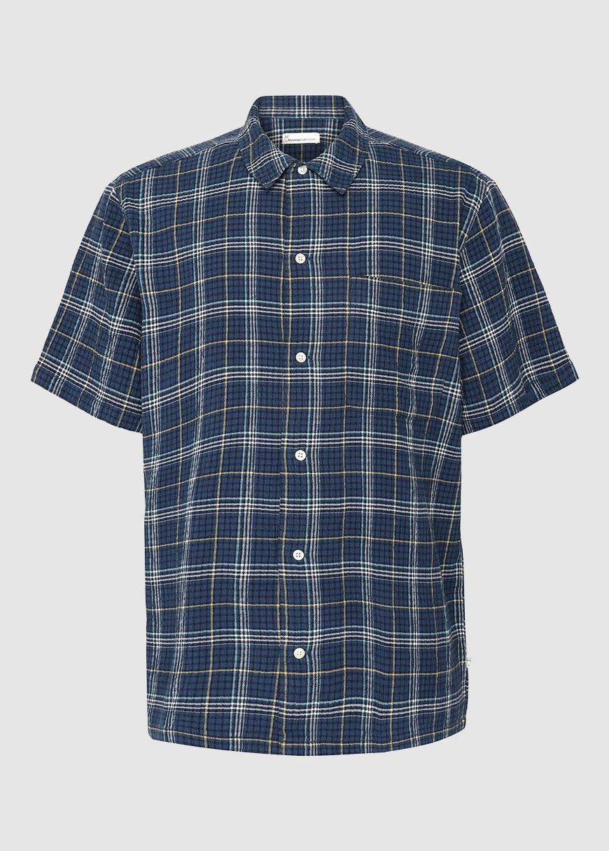 Box Fit Seersucker Short Sleeved Shirt