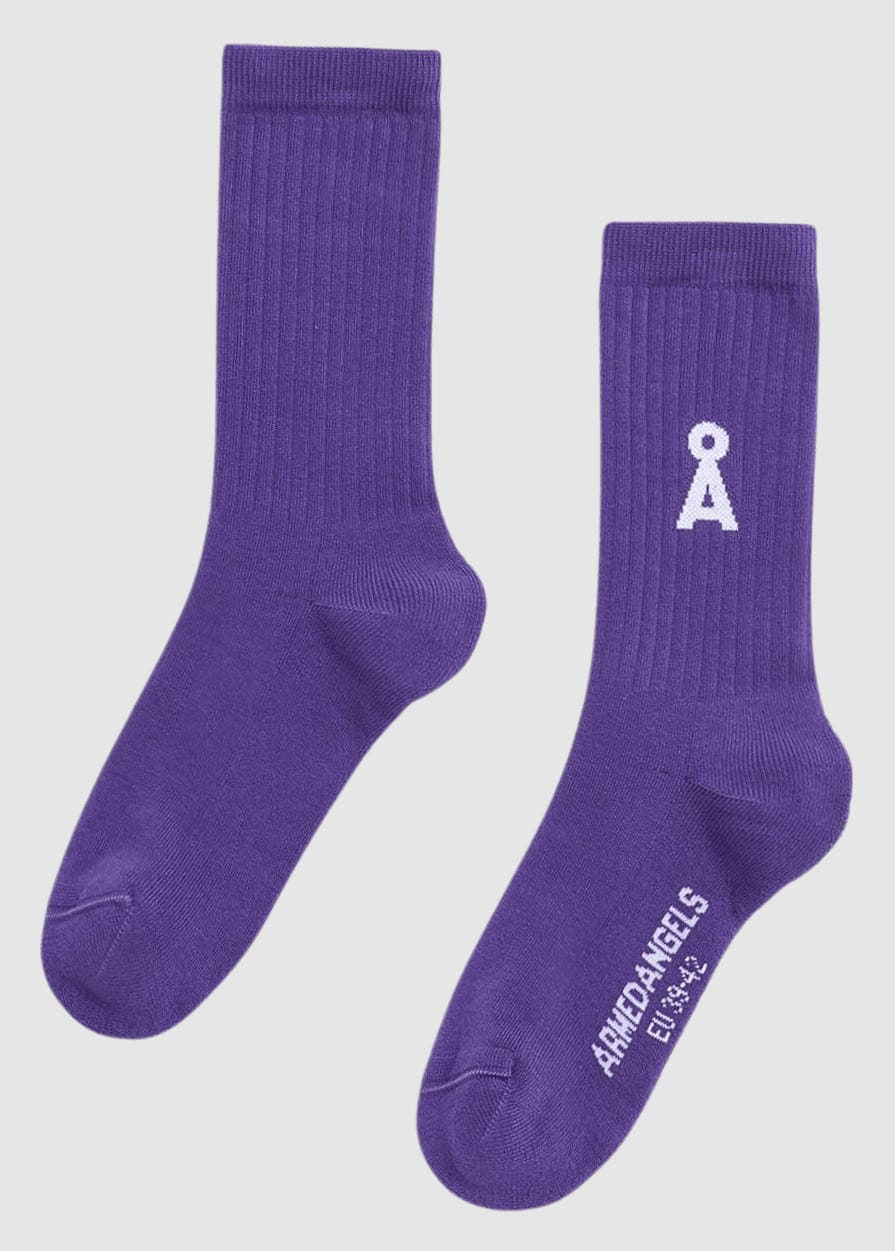 Saamus Bold Socks W Pungent Purple Saamus Bold Socks W Pungent Purple