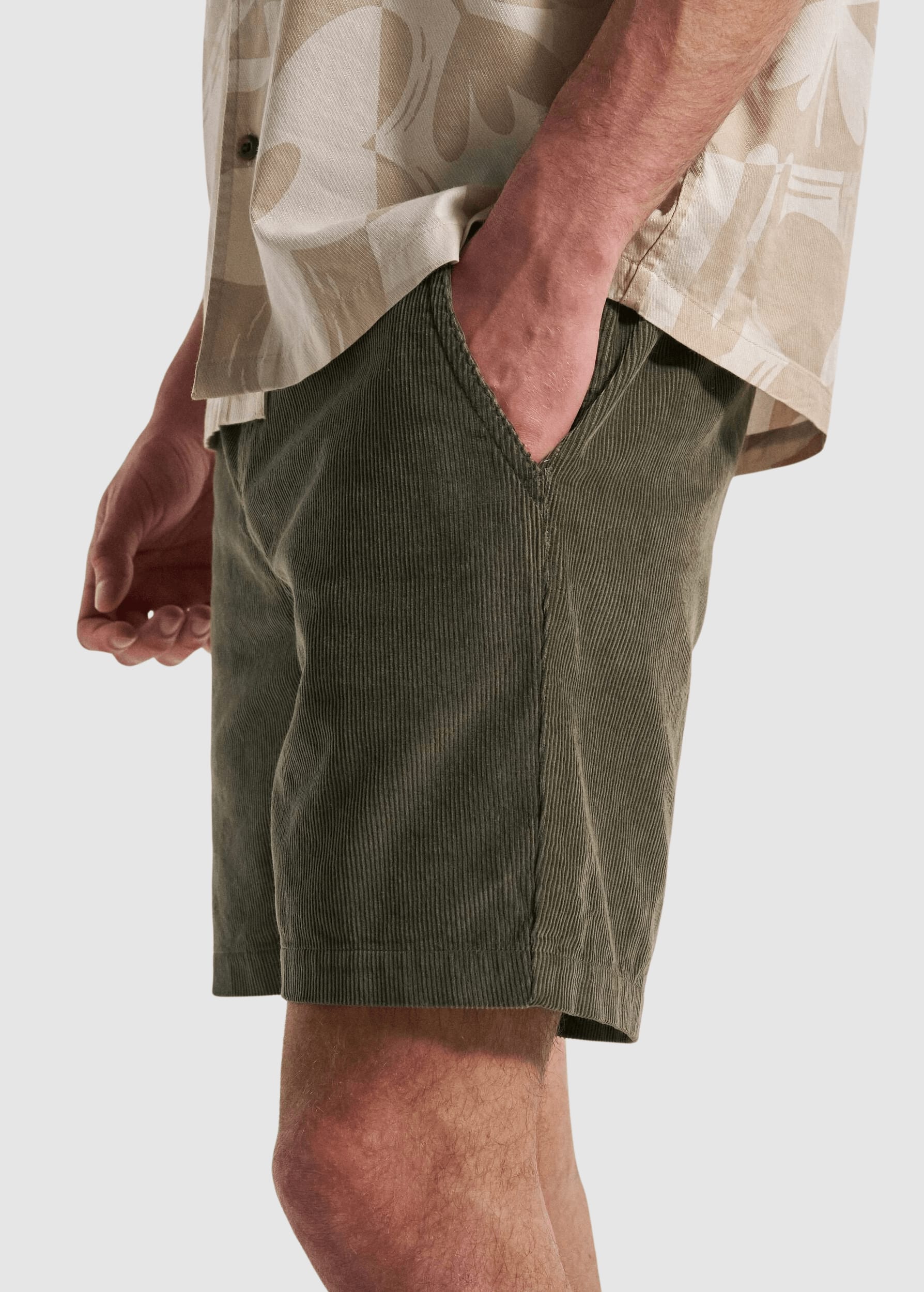 Drifter Cord Short 2.0 Dusty Olive