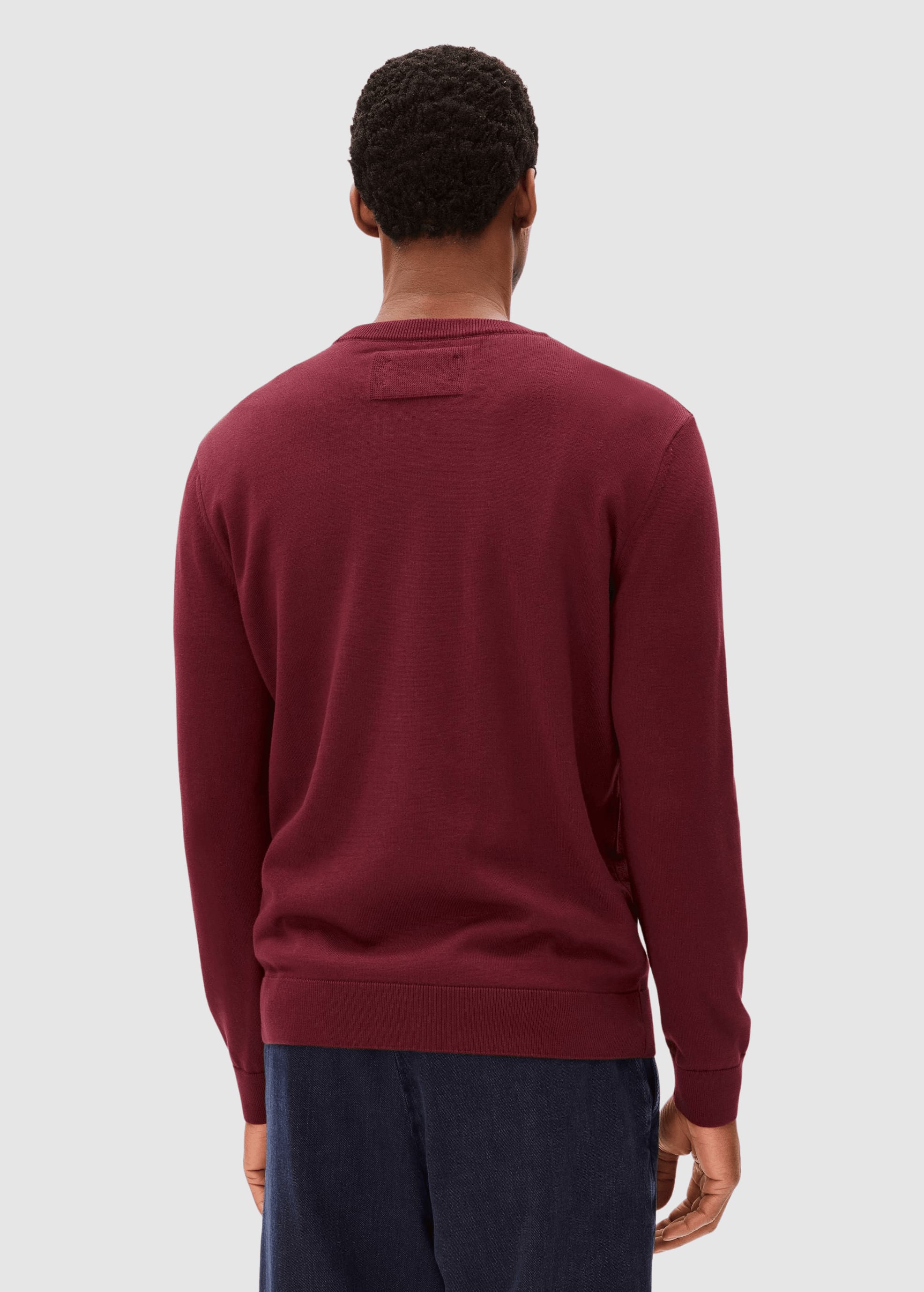 armedangels-loukaa-knit-sweater-velvet-red-2.jpeg Loukaa Knit Sweater Velvet Red