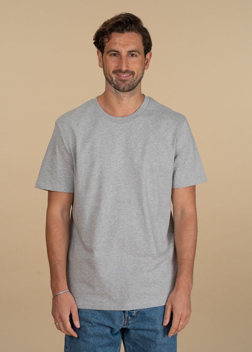 GXB-STTU169-HEATHERGREY-02.jpg Classic T-Shirt Man Heather Grey