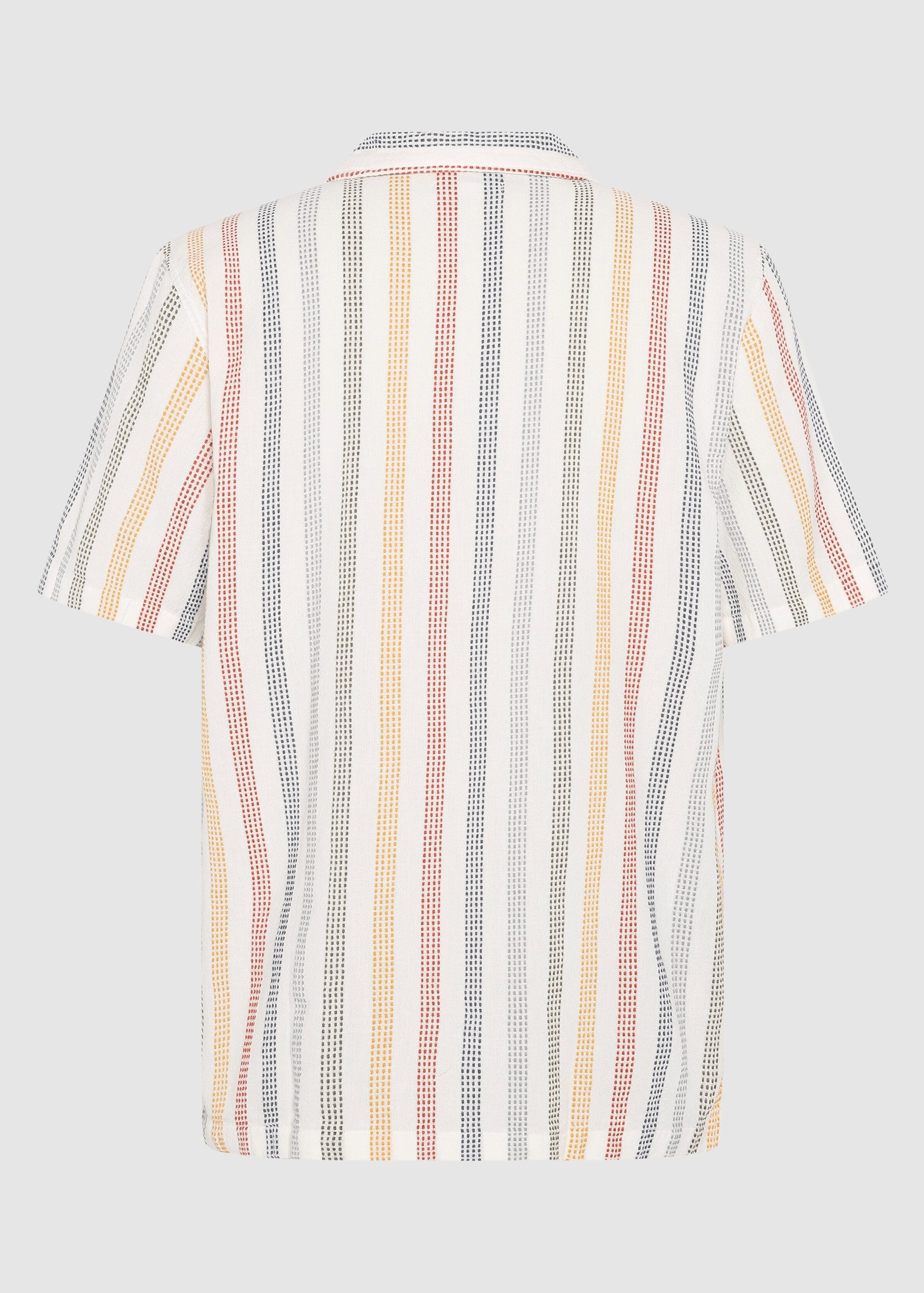 Relaxed Stripe Short Sleeve Shirt Multi Color Stripe Relaxed Stripe Short Sleeve Shirt Multi Color Stripe