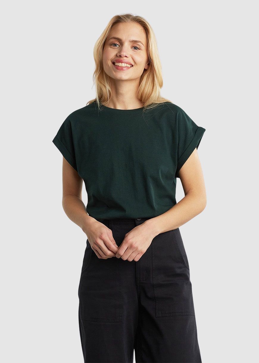 dedicated_t_shirt_visby_base_AW_25_DED_22494_Dark_Green_1_f66857aa7d T-Shirt Visby Base