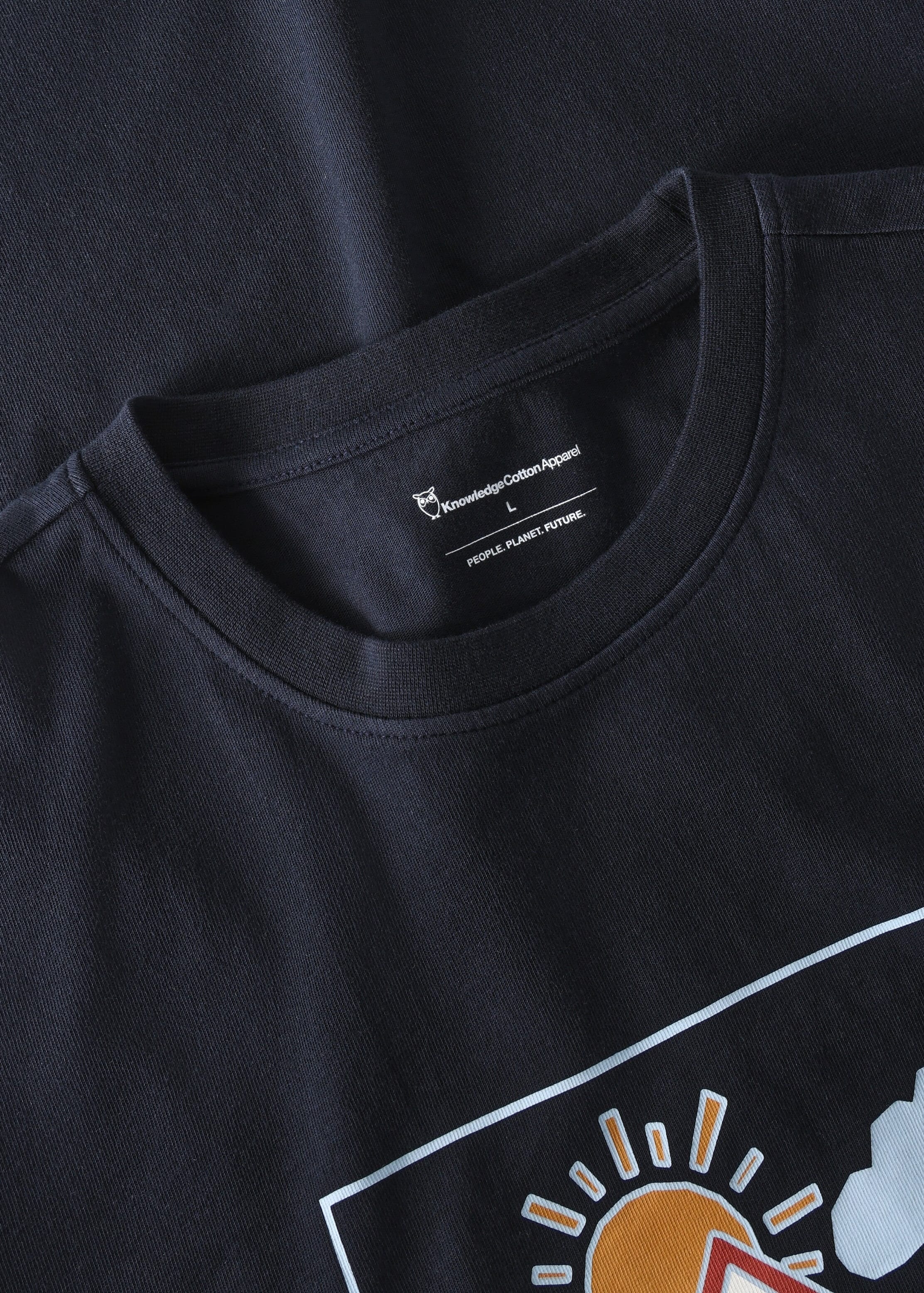 Front Print T-Shirt Night Sky