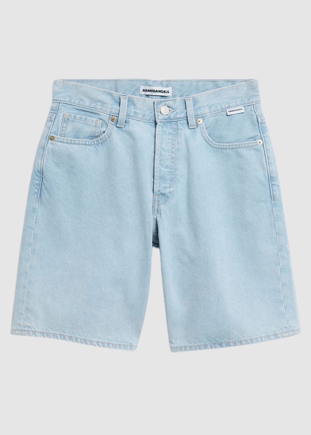 Thaalina Mid Waist Denim Short Barrea