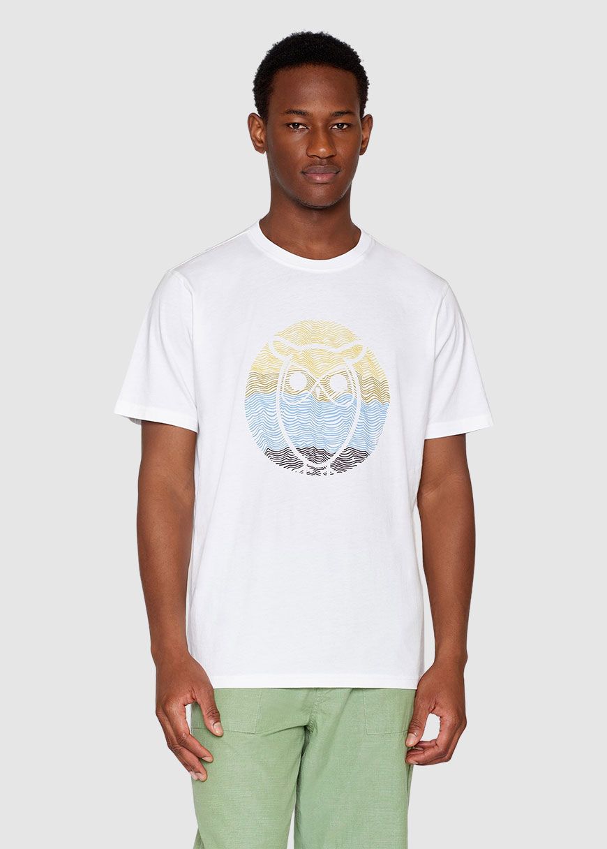 Regular Circled Owl Printed T-Shirt Regular Circled Owl Printed T-Shirt