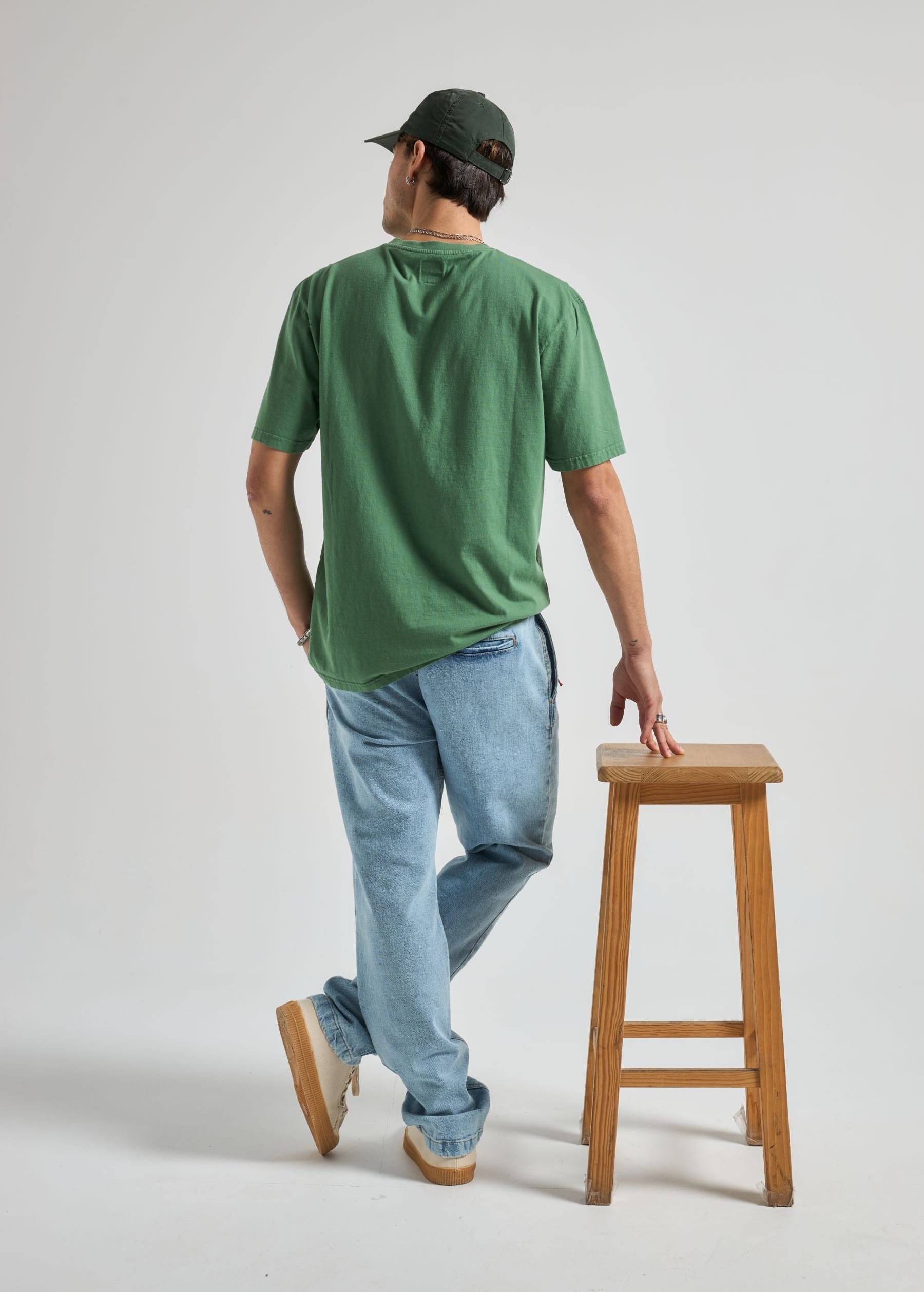 Essential Sunwashed T-Shirt Myrtle Green