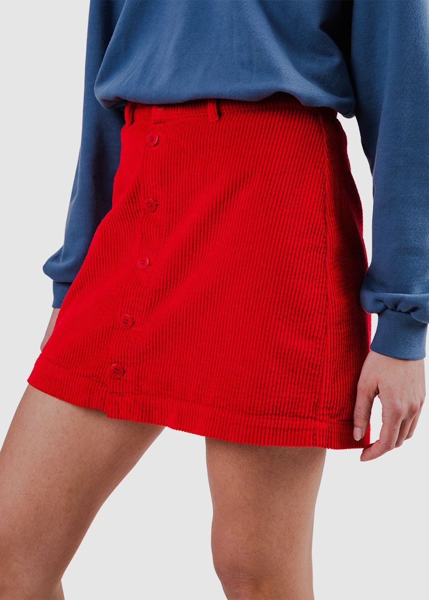 Corduroy Mini Skirt
