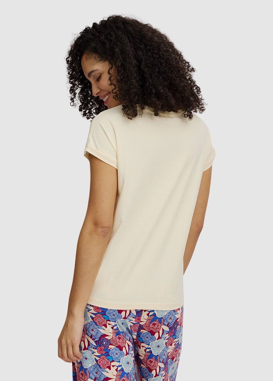 T-Shirt mit floralem Print