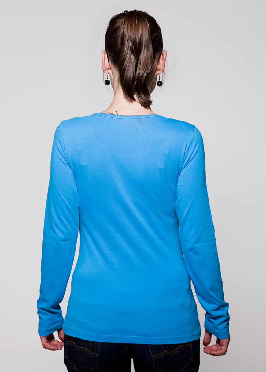 Basic Longsleeve Blau