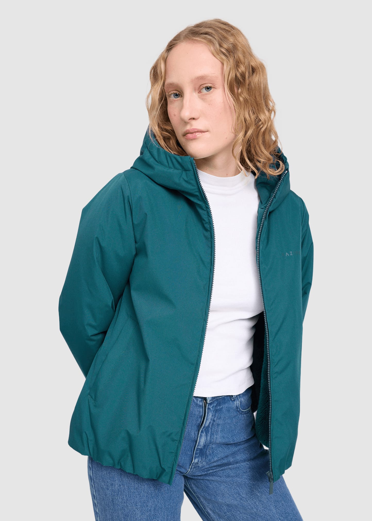 mazine-basic-padded-jacket-deep-teal-3.jpeg Basic Padded Jacket Deep Teal