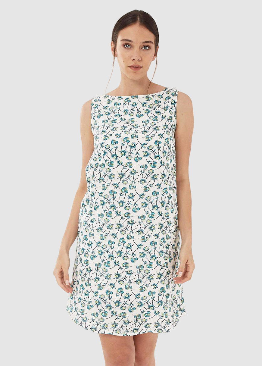 Women's Allover Printed Dress Women's Allover Printed Dress