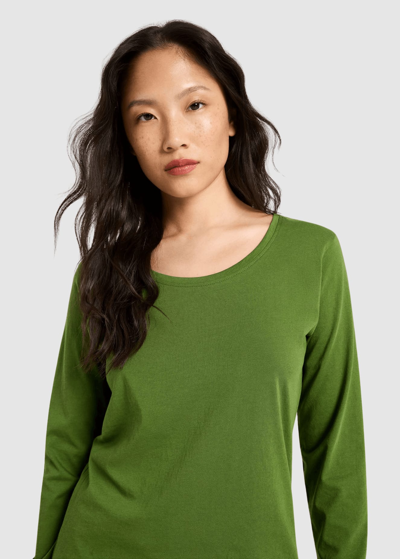 Langarmshirt Garden Green