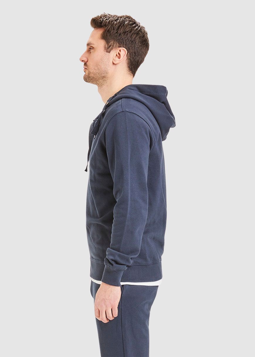 Zip Hood Basic Badge Sweat Zip Hood Basic Badge Sweat