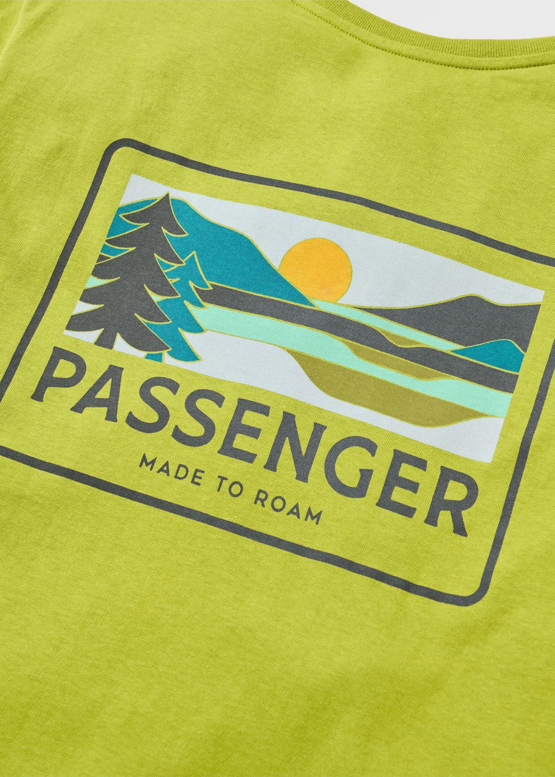 Roamer Men's Recycled Cotton T-Shirt Tea Green Roamer Men's Recycled Cotton T-Shirt Tea Green