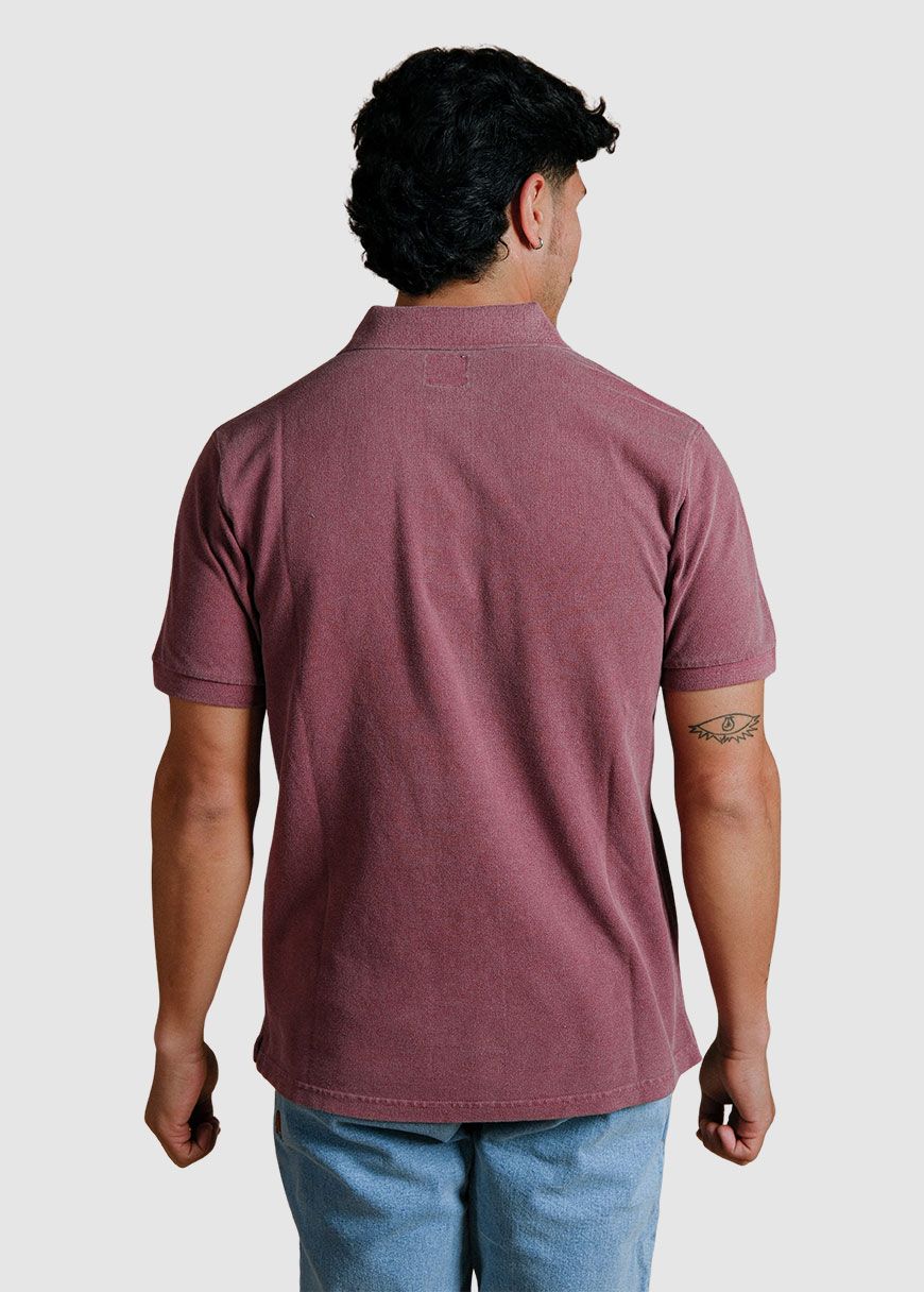 Organic Pigment Dyed Polo Shirt