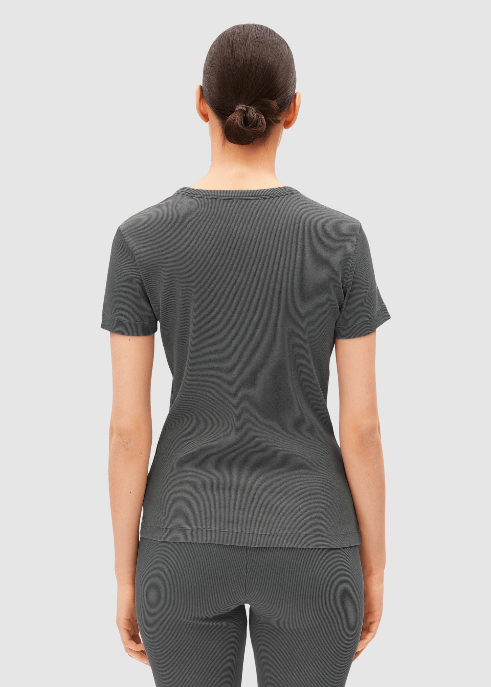 Gmt Dye Rib T-Shirt Space Steel