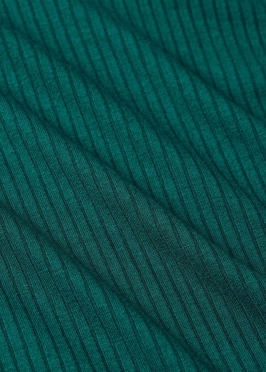 Rollneck Top Uni Rib