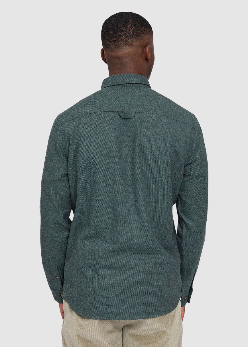 mazine_melange_flannel_shirt_AW_25_MAZ_25302518_Bottle_Mel_2_7bd44ef31f Melange Flannel Shirt