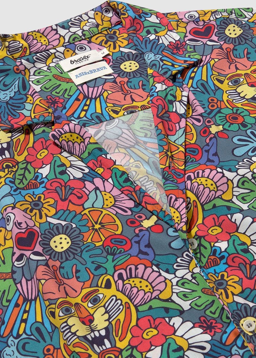 Asis Percales Tutti Frutti Aloha Shirt