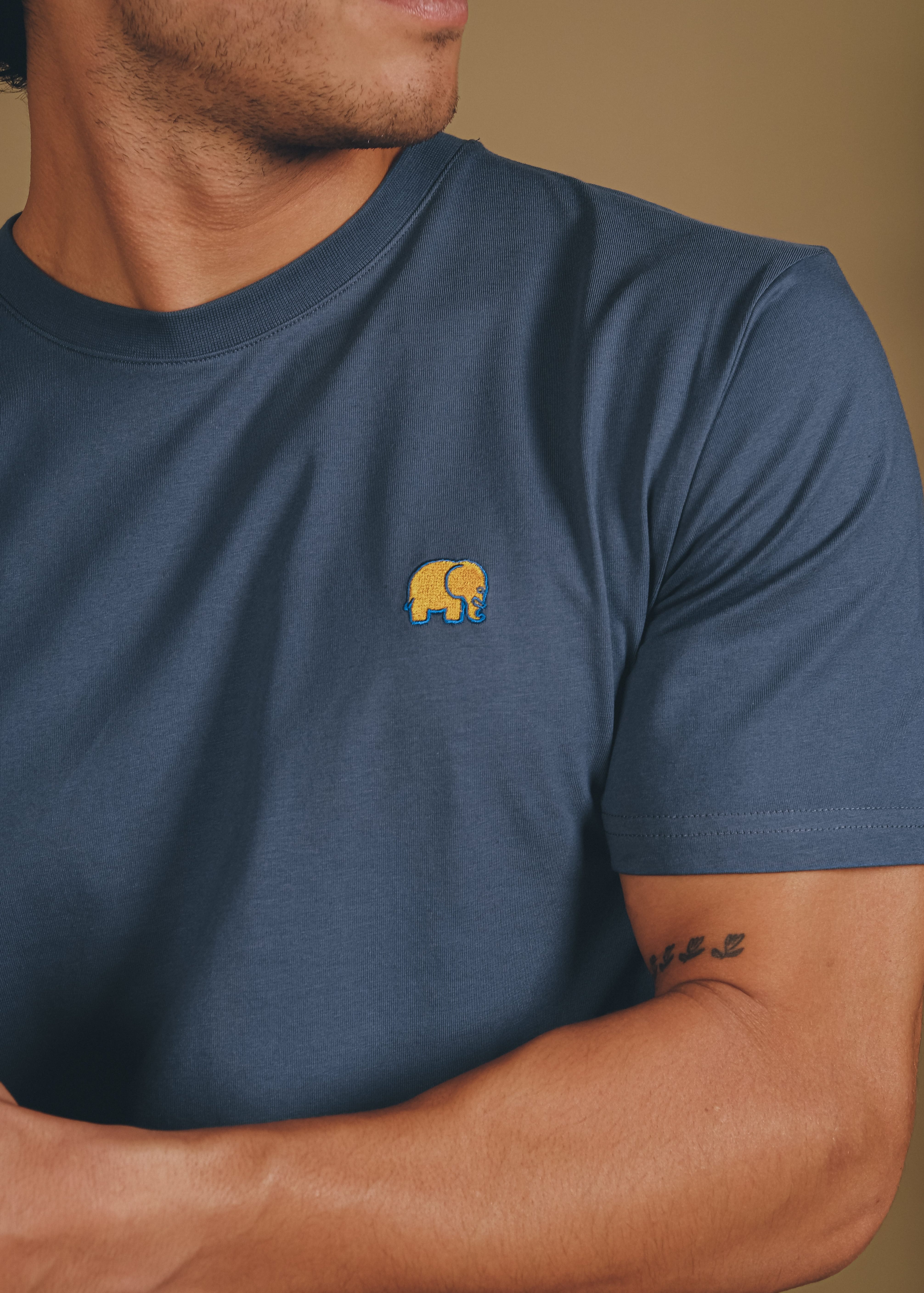 Organic Essential T-Shirt Trendsplant Blue