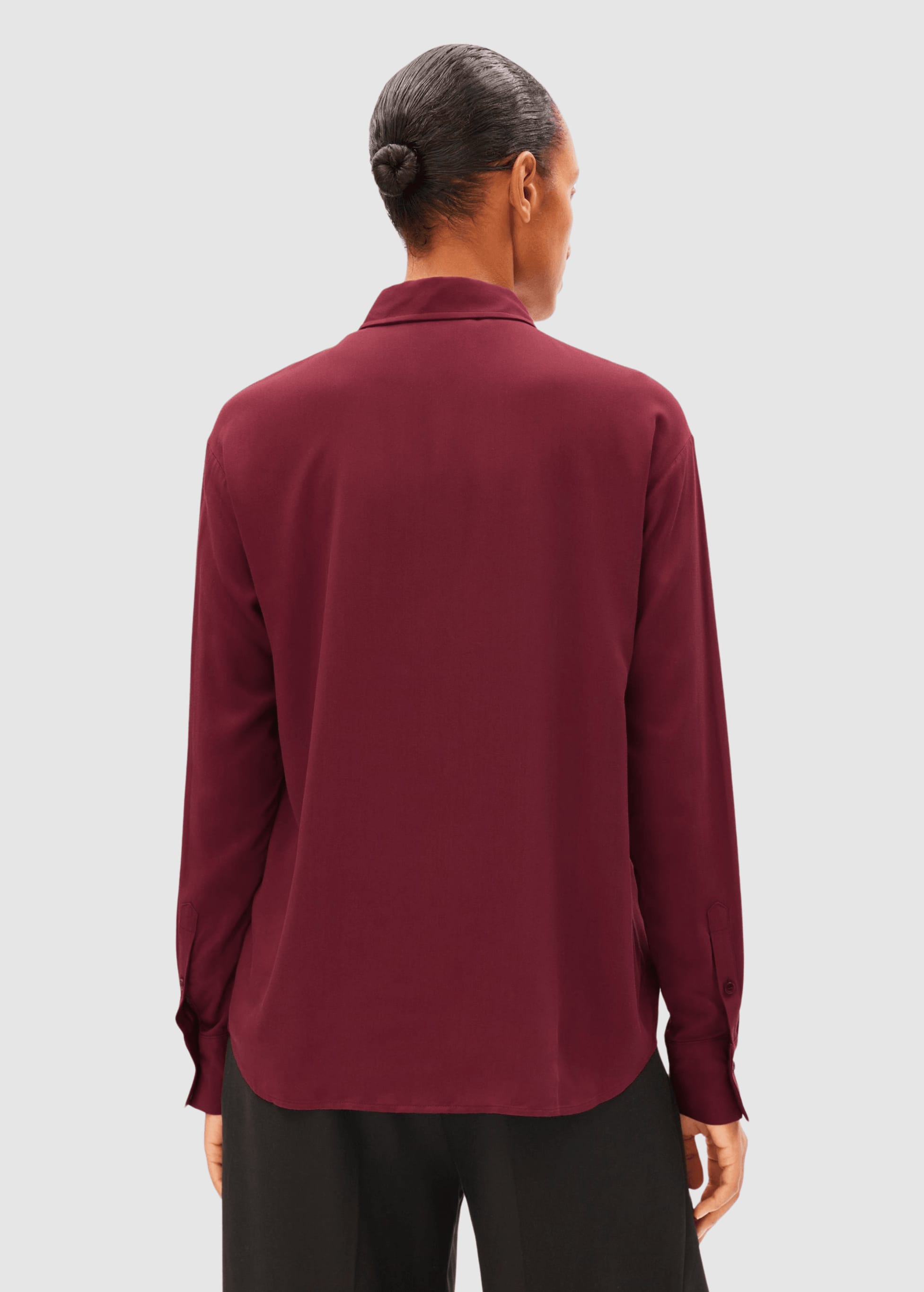 armedangels-larisaana-longsleeve-blouse-velvet-red-2.jpeg Larisaana Longsleeve Blouse Velvet Red