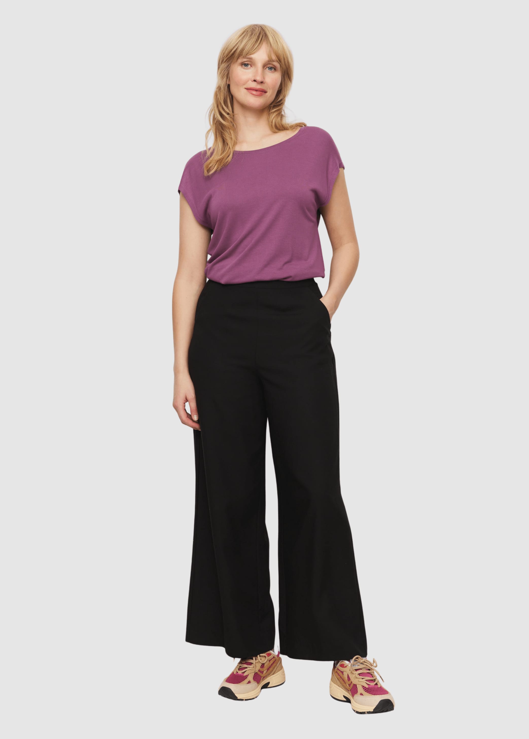 T-Shirt Mithila Dark Tulip