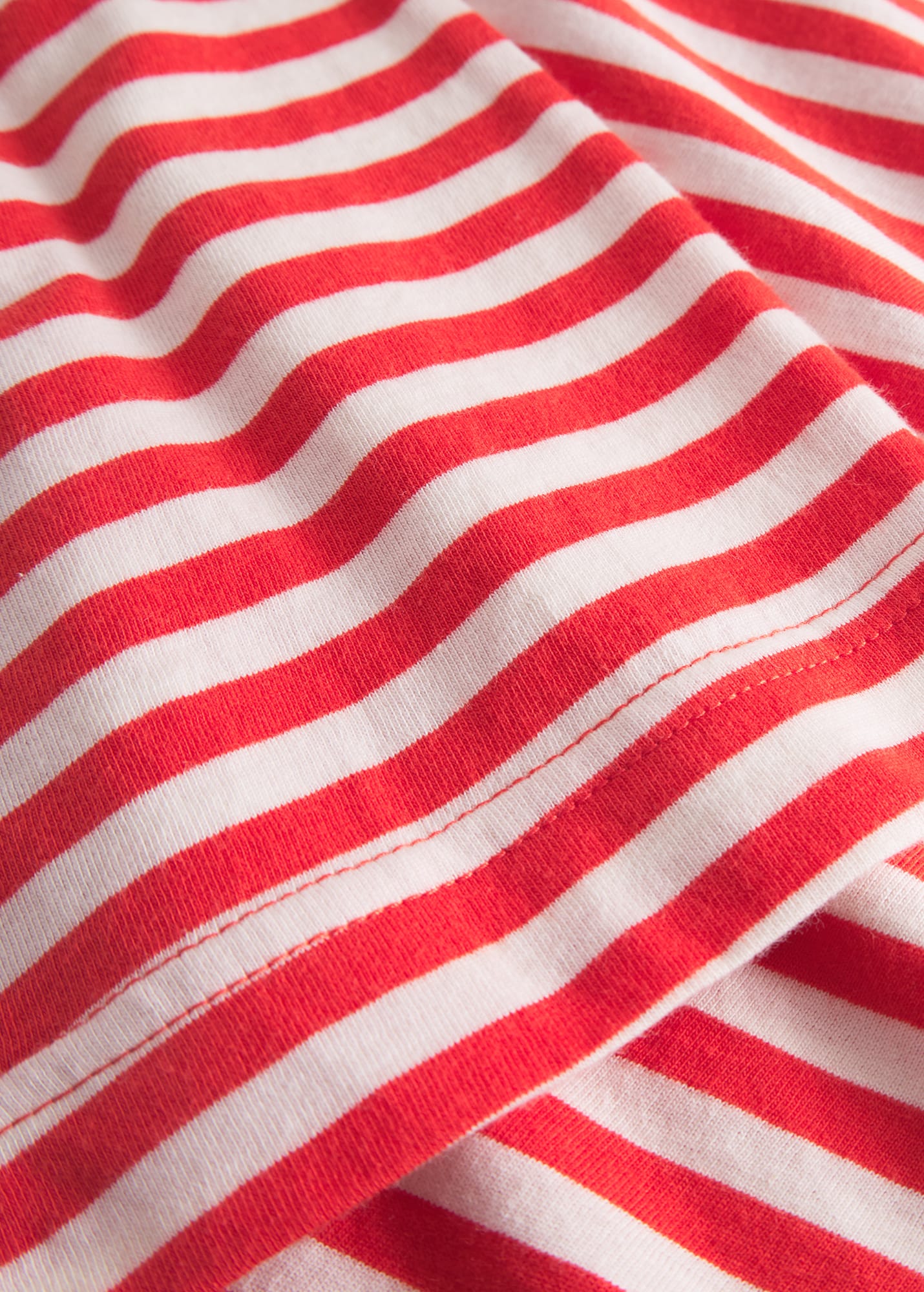 T-Shirt Vadstena Stripes Grenadine Red