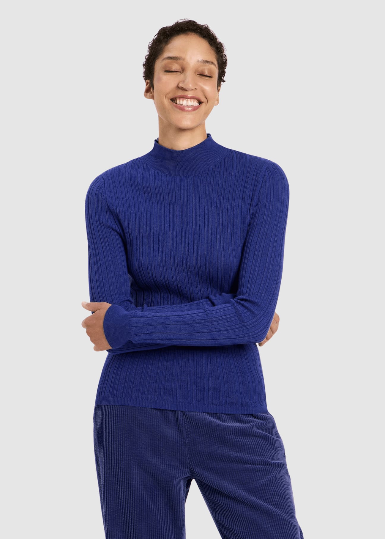 Rollkragenpullover Violet