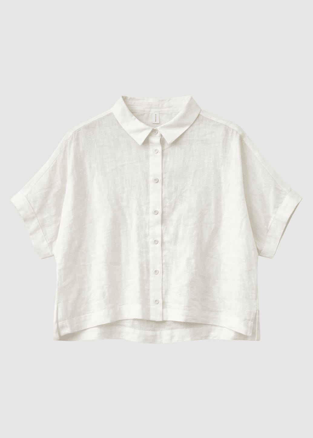Short Sleeve Linen Shirt Bright White Short Sleeve Linen Shirt Bright White