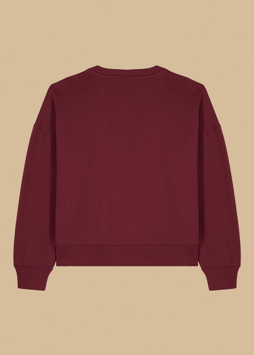 Classic Sweater Woman Burgundy