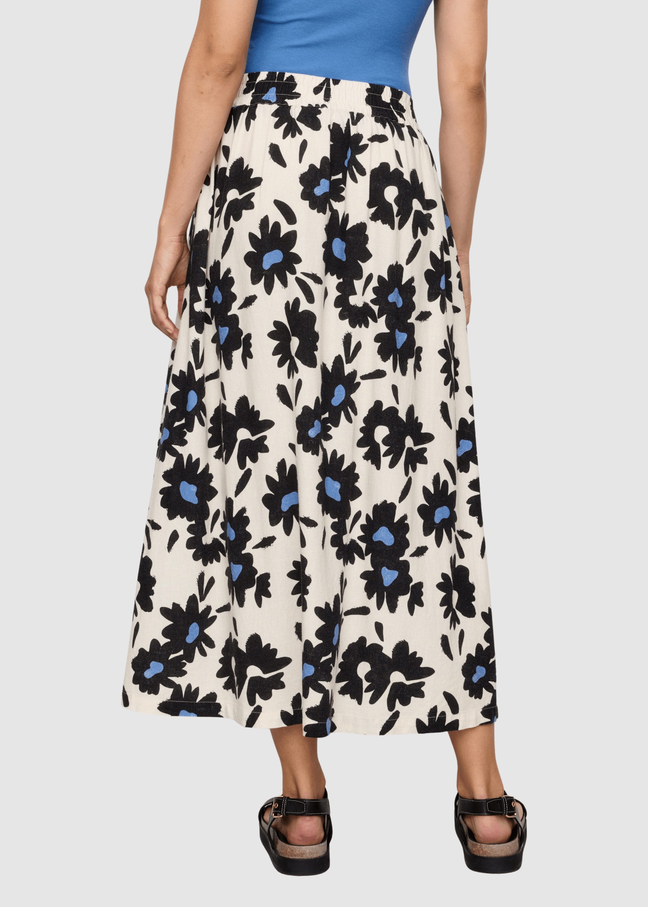 Skirt Fennel Bloom Electric Blue