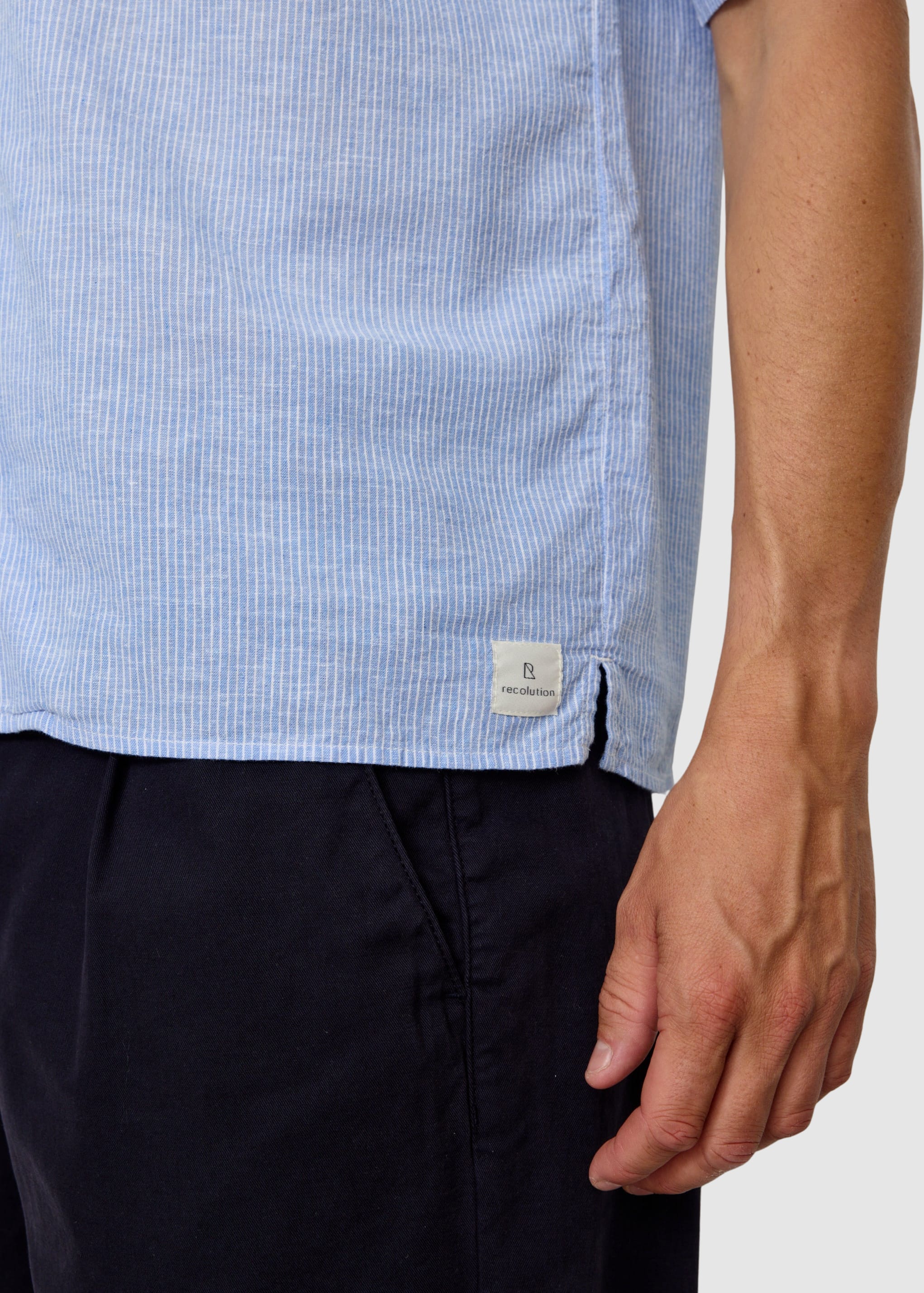 Shirt Cashew Stripes Blue