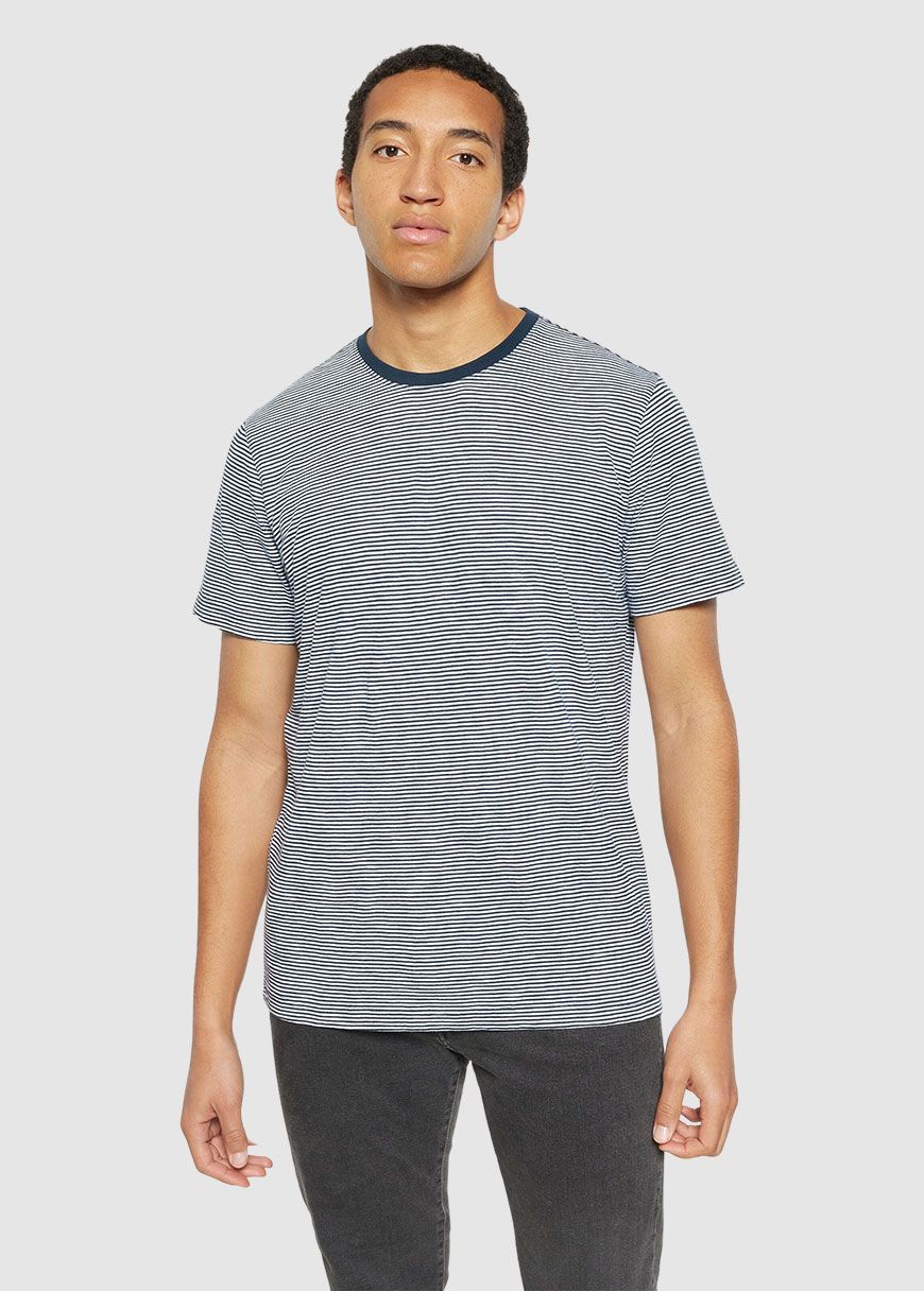 Regular Striped Basic Tee Regular Striped Basic Tee
