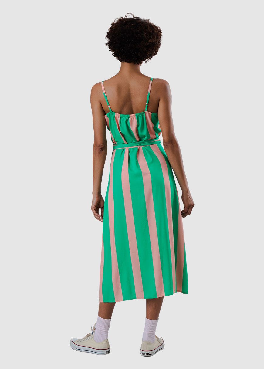 Color Block Strap Dress