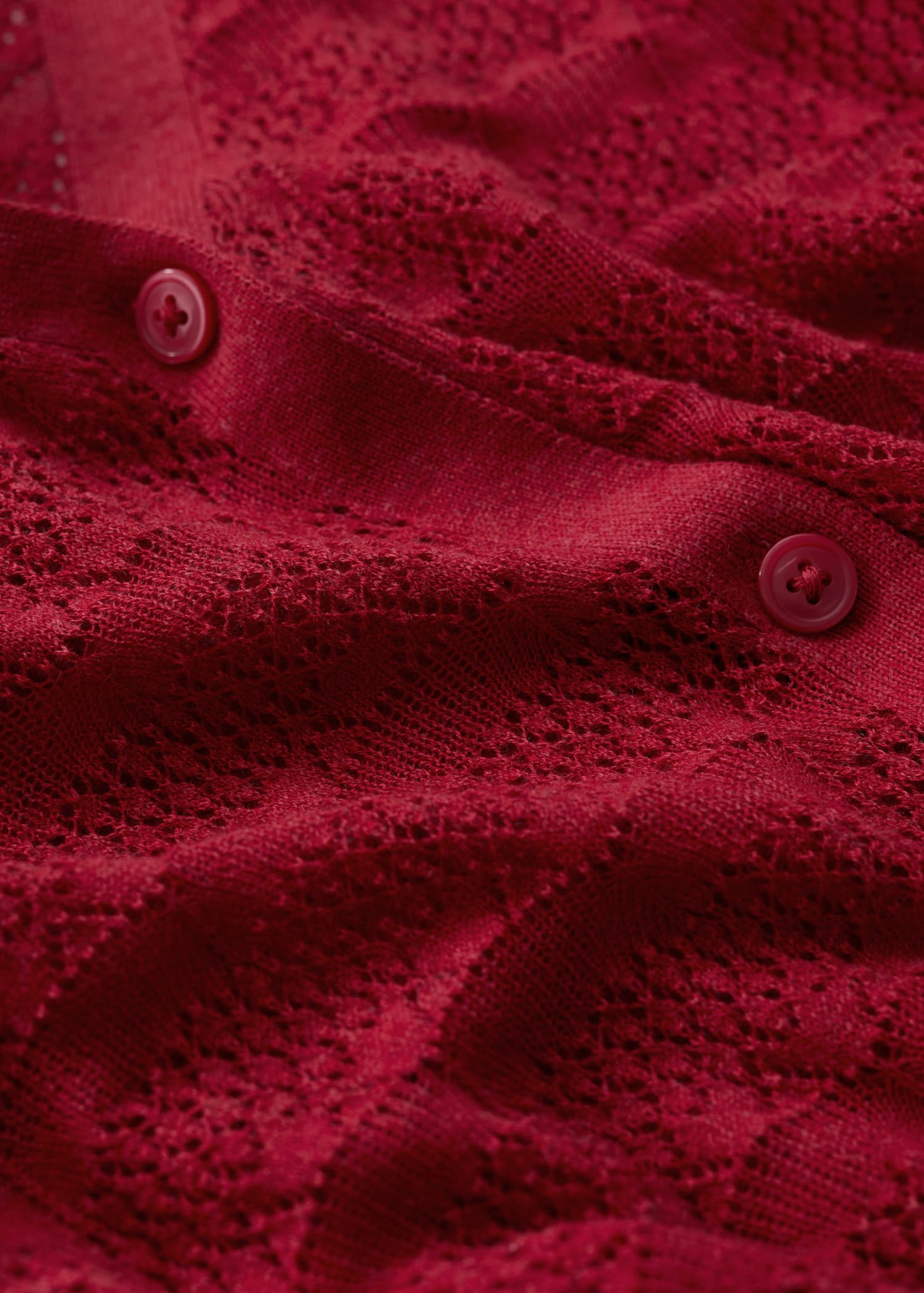 Sweet Day Cardigan Boat Red