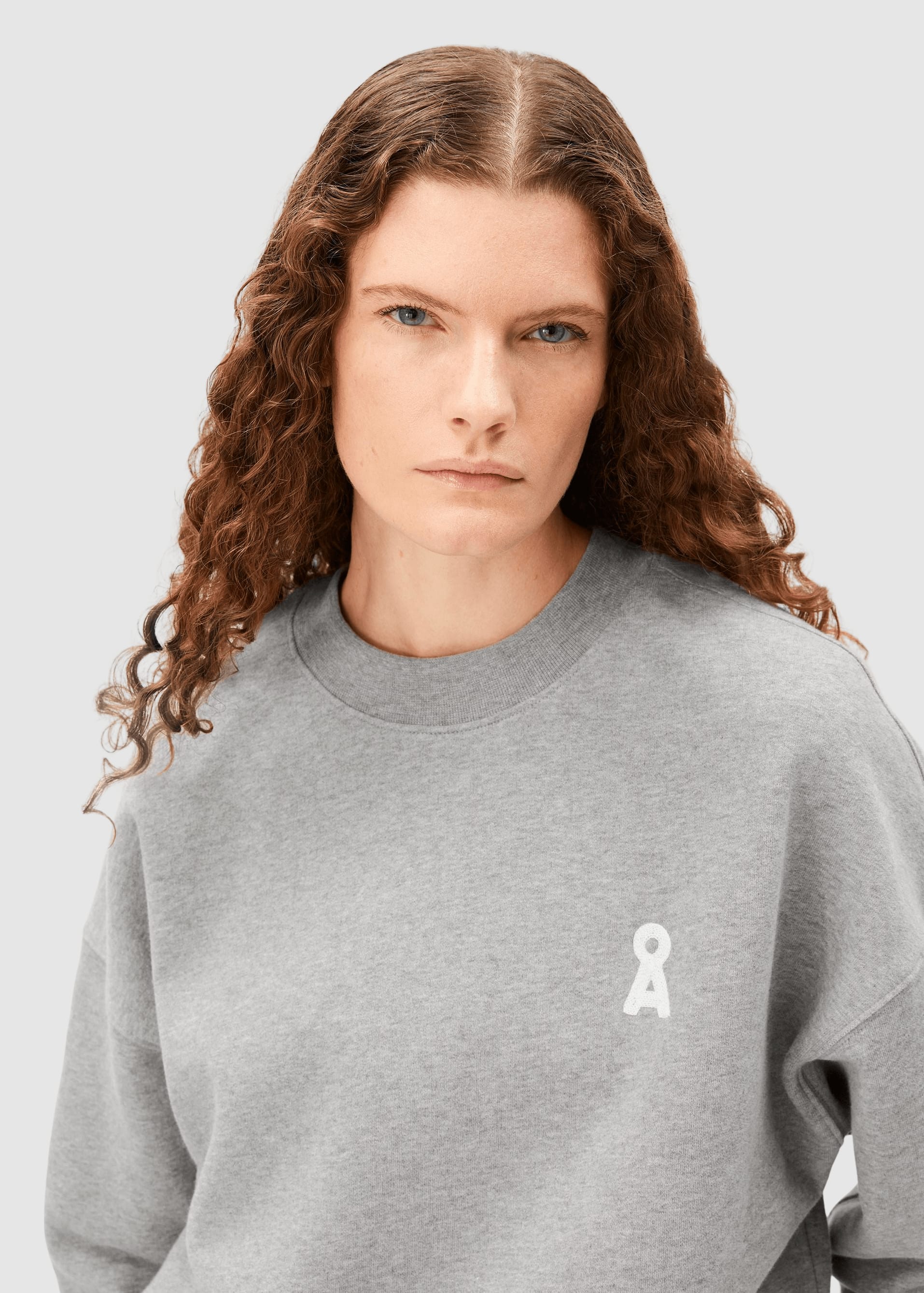 Iconic Å Alizaa Sweat Silver Melange