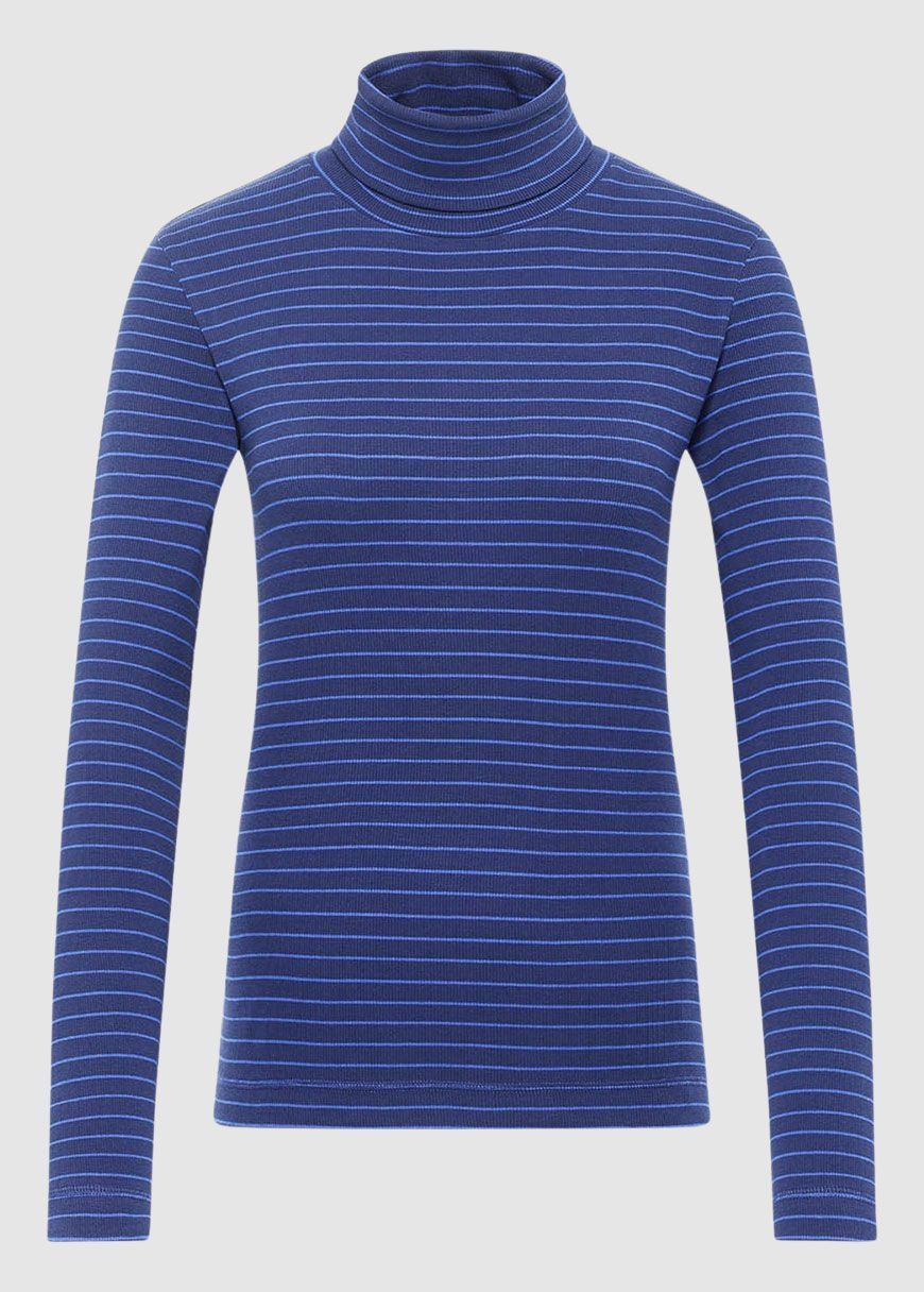 Streifen-Rollkragenshirt Streifen-Rollkragenshirt