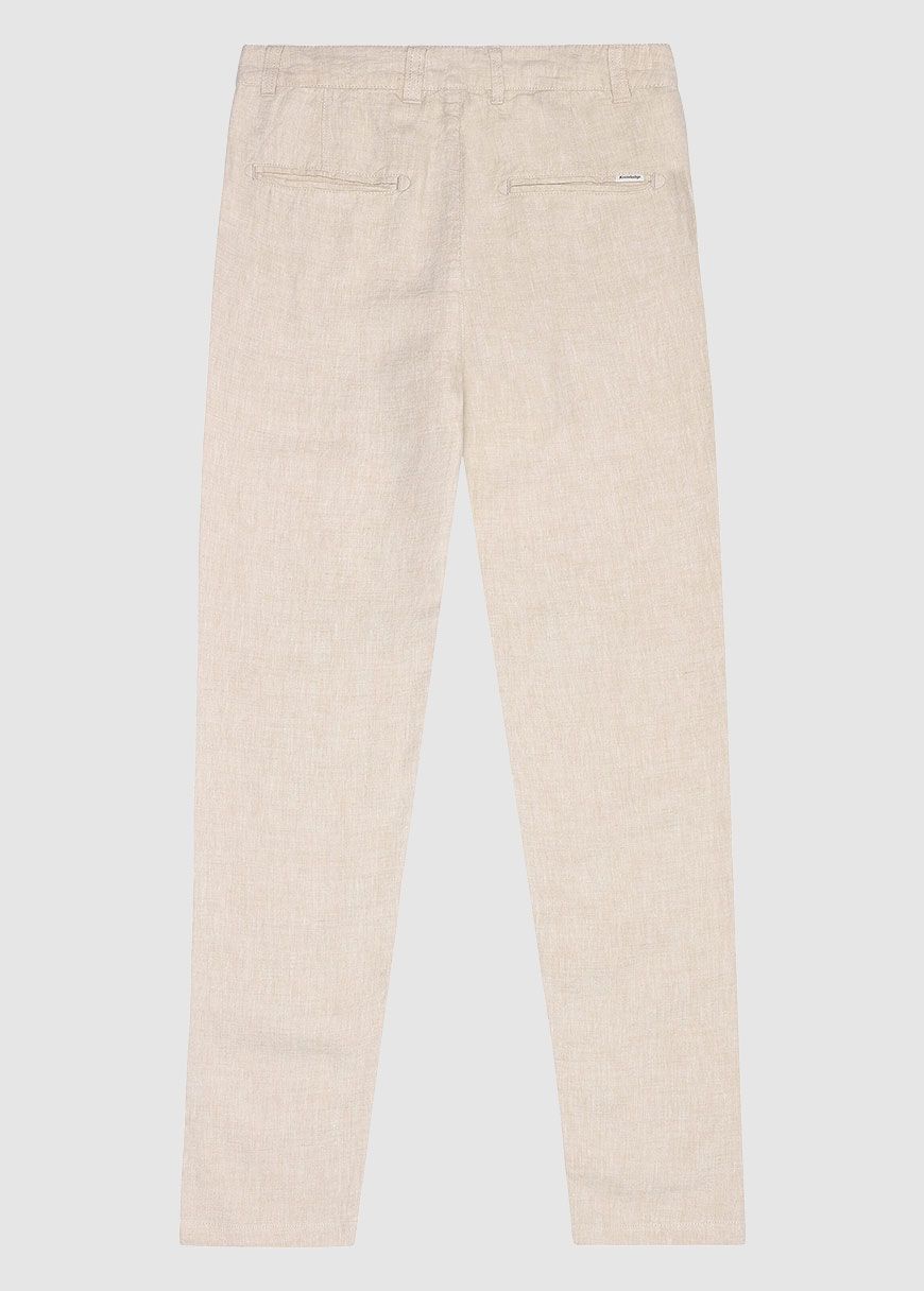 Calla Tapered Mid-Rise Linen Pants