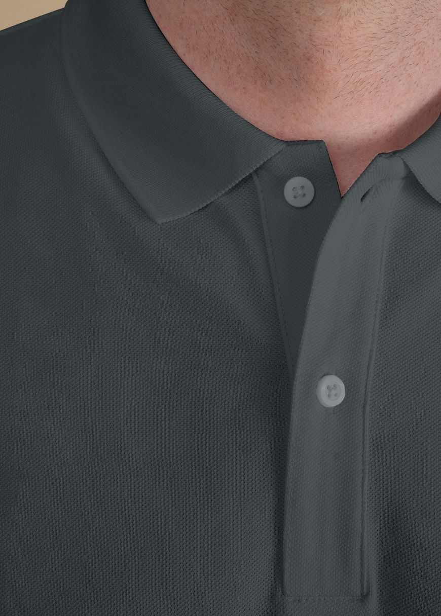 Classic Poloshirt Man Anthracite