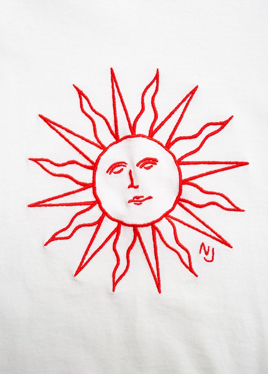 Joni Embroidery Sun T-Shirt