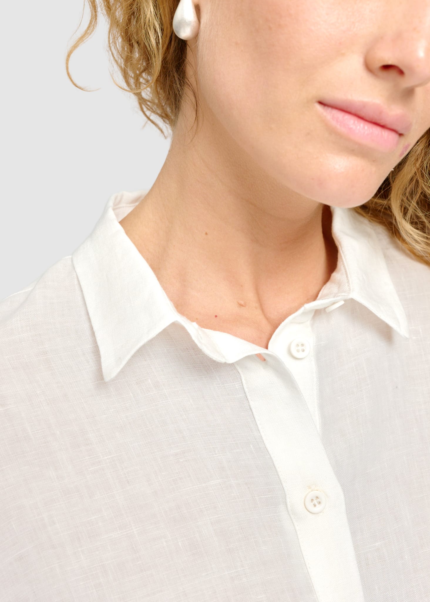 Short Sleeve Linen Shirt Bright White Short Sleeve Linen Shirt Bright White