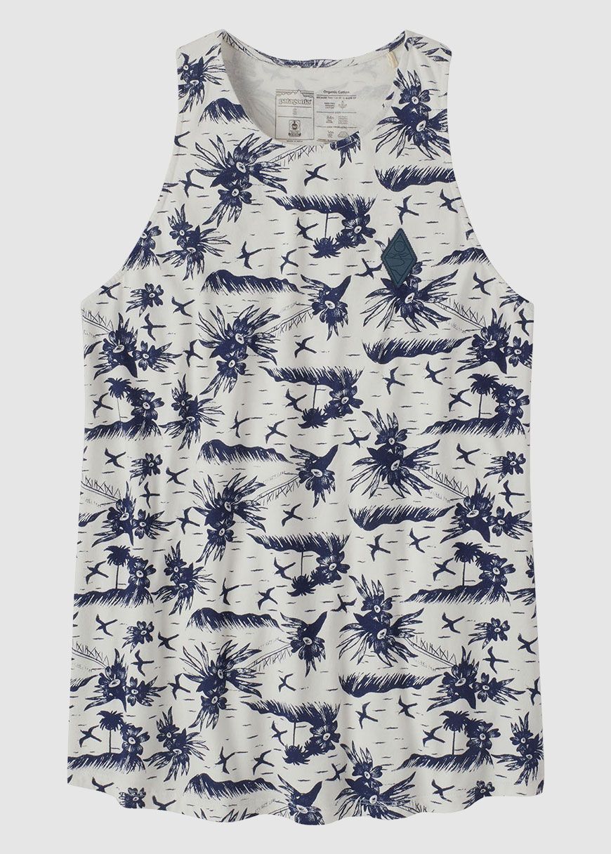 W's Wander Crest Organic High Neck Tank W's Wander Crest Organic High Neck Tank